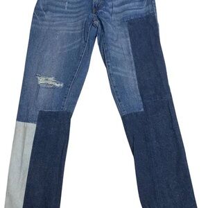 Sandro Patchwork Denim Jeans